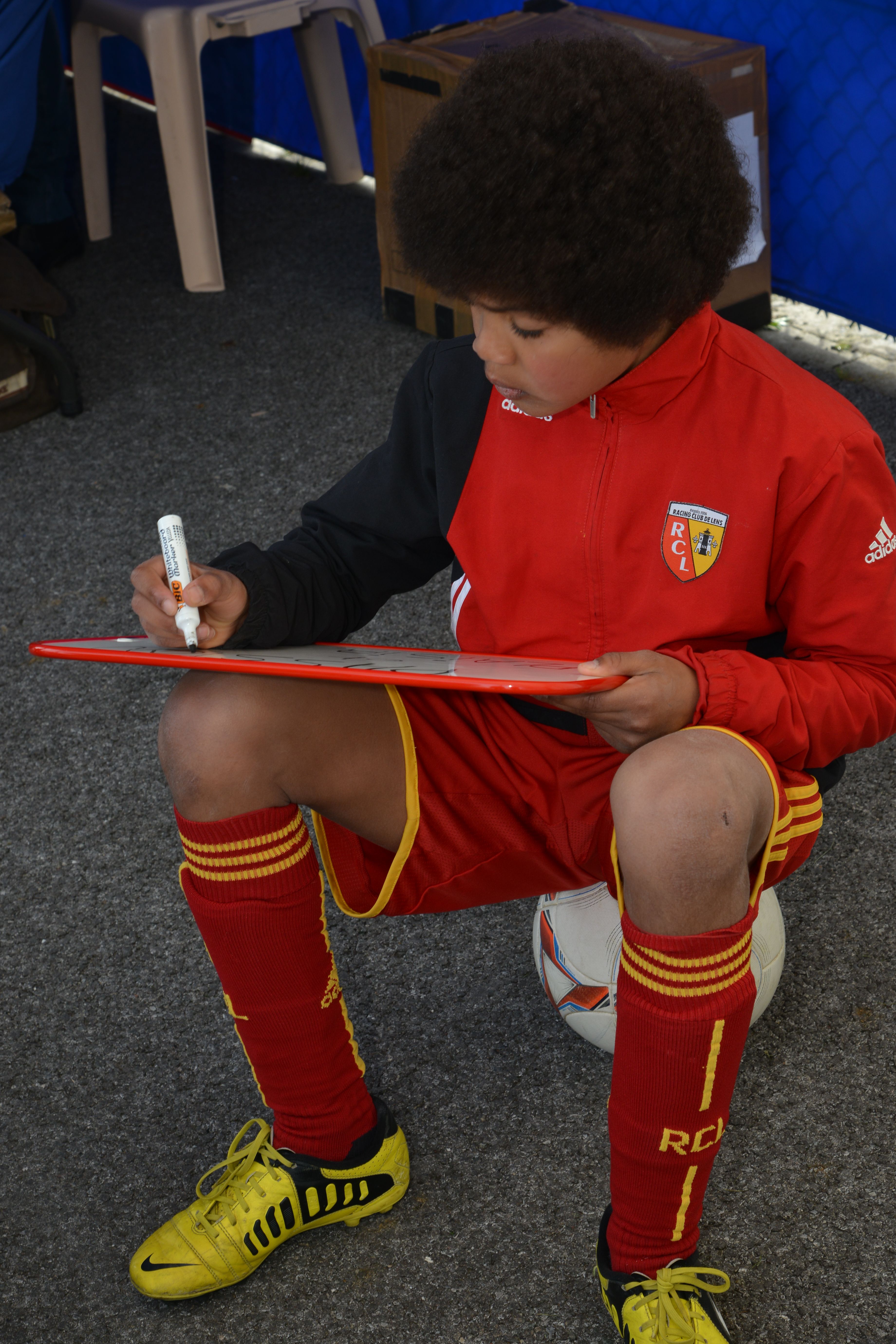 Atelier photo "C'est quoi pour toi le football ?"